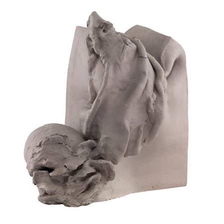 Giacinto Cerone Melfi 1957 - Roma 2004 57x51x35 cm. "Omaggio a Sandro Penna",...