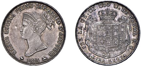 PARMA - MARIA LUIGIA (1815-1848) - 1 lira 1815, Milano.