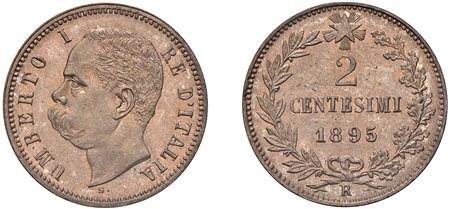 UMBERTO I (1878-1900) - 2 centesimi 1895.