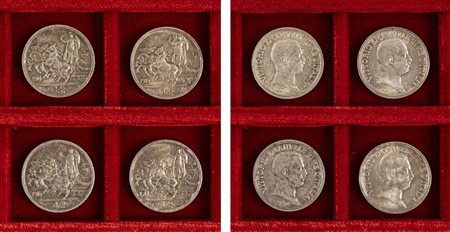VITTORIO EMANUELE III (1900-1943) - Serie delle 2 lire quadriga briosa (1914-1917).