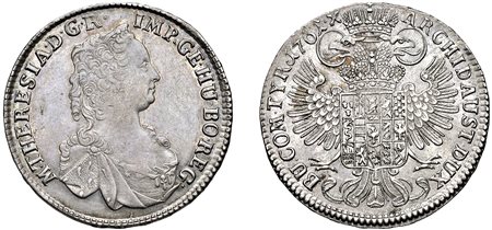 AUSTRIA - MARIA TERESA (1740-1780) - 1/2 Tallero, 1761.