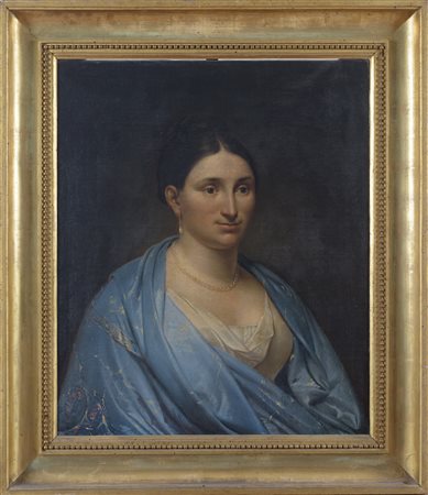  
Ritratto di nobildonna Scuolta italiana, Prima metà XIX secolo
olio su tela 74 x 60 cm