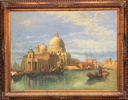  
Veduta di San Giorgio alla Salute Scuola italiana, XX secolo
olio su tela 90 x 120 cm