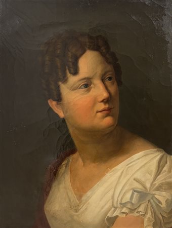  
Ritratto di nobildonna Artista neoclassico del XIX secolo
olio su tela 50 x 38,5 cm