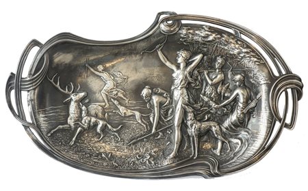  
WMF - Vassoio  1905 ca. 
metallo argentato 24 x 40 cm