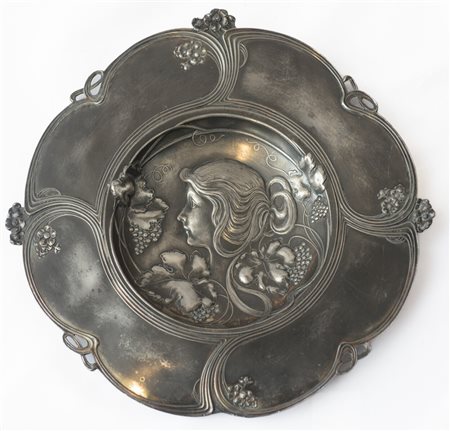  
WMF - Vassoio rotondo 
metallo argentato D. 29,5 cm