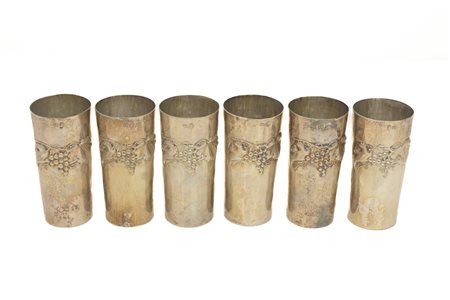  
Bicchieri in argento, Brandimarte XX secolo
 