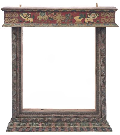  
Cornice Tibet, Fine XIX secolo
 80 x 76 x 16 cm