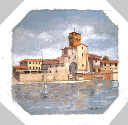 REMO PAOLICCHI Pisa 1922 – Pisa 2013 Senza titolo Olio su cartoncino...