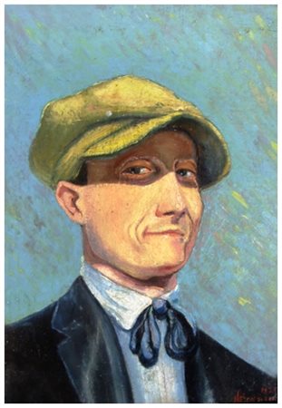 NELLO GENTILINI San Giuliano Terme 1895 – Pisa 1981 Autoritratto 1925 Olio su...