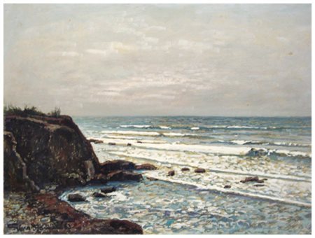 GINO ROMITI Livorno 1881 – 1967 Senza titolo 1963 Olio su faesite 30 x 40....