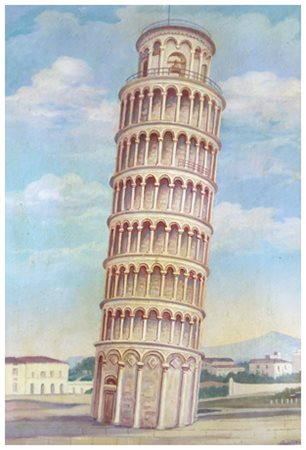 M. TURAS Senza titolo Olio su faesite 70 x 48. Firma in b. a d.