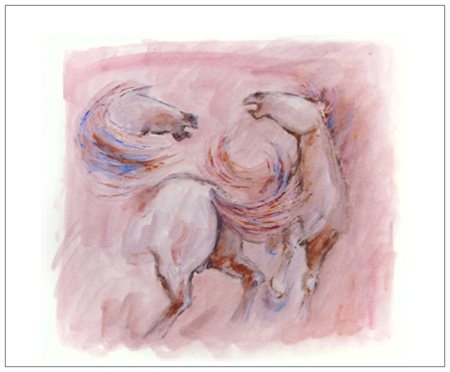 MARIO BELLANDI Senza titolo T.m. su carta 48 x 57,5. Timbro studio...