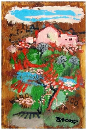 MANLIO BACOSI Perugia 1921 – 1998 Primavera 1998 Olio su tavola da...