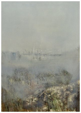 GIUSEPPE BANCHIERI Milano 1927 – Marina di Massa 1994 Senza titolo 1960 Olio...