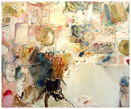 ANTONIO POSSENTI Lucca 1933 Dar da mangiare agli affamati 1963 Olio su tela...