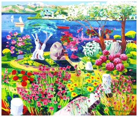 ATHOS FACCINCANI Peschiera del Garda 1951 Senza titolo 2003 Olio su tela 70 x...