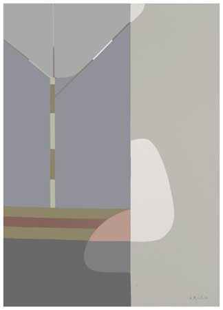 ARTURO PULITI Forte dei Marmi 1926 Inverno in campagna 1970 Olio su cartone...