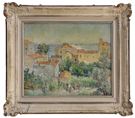 Teonesto Deabate Torino 1898 - 1981 Veduta ligure