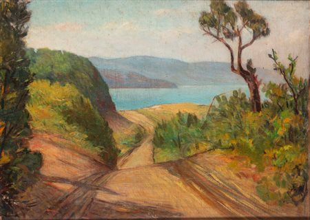 Giovanni Malesci (Vespignano 1884-Milano 1969)  - Golfo di Follonica, 1940