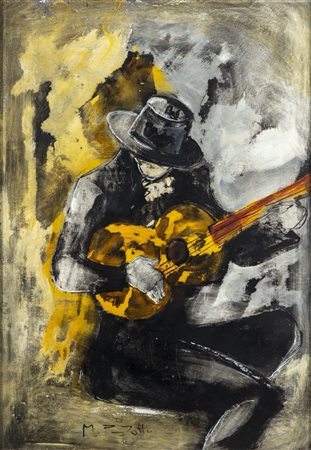 Scuola italiana, secolo XX - Il chitarrista