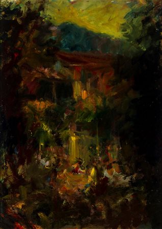 Francesco Bausi (Firenze 1907-?)  - Nel bosco