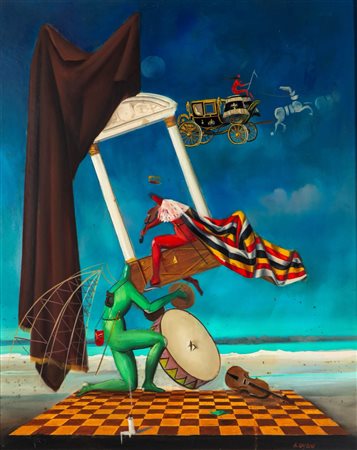 Adriano Gajoni (Milano 1913-1965)  - I burattini