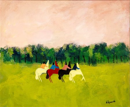 Gian Rodolfo D'Accardi (Palermo 1906-Varese  1993)  - Cavallini