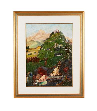 GUGLIELMO SANSONI TATO (Bologna 1896 - Roma 1974) “Il miracolo dell’acqua”....