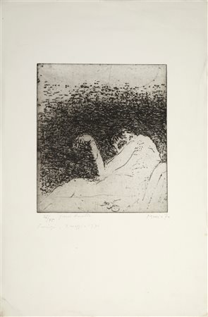 ANTONIO ZORAN MUSIC (Boccavizza 1909 – Venezia 2005) “Senza titolo”, 1970....