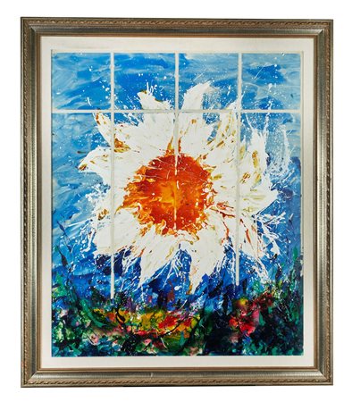 ALDO NICOLINI (Sogliano al Rubicone 1934 - 2010) "Senza titolo", 1987. Smalto...