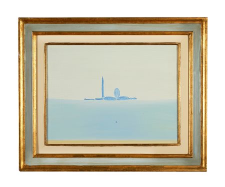 VIRGILIO GUIDI (Roma 1891 - Venezia 1984) “San Giorgio Venezia”. Anni 70....