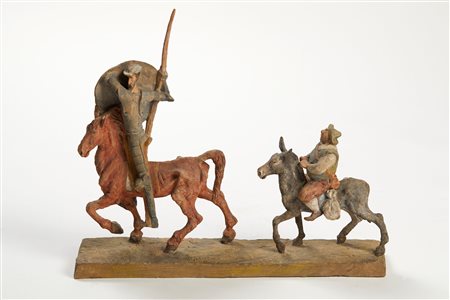 CLETO TOMBA (Castel San Pietro Terme 1898 – Bologna 1987), “Don Chisciotte”....