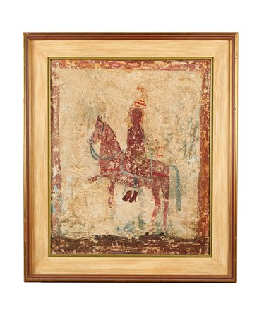 GUSTAVO FOPPIANI (Udine 1925 - Udine 1986) "Senza titolo", 1960. Encausto su...