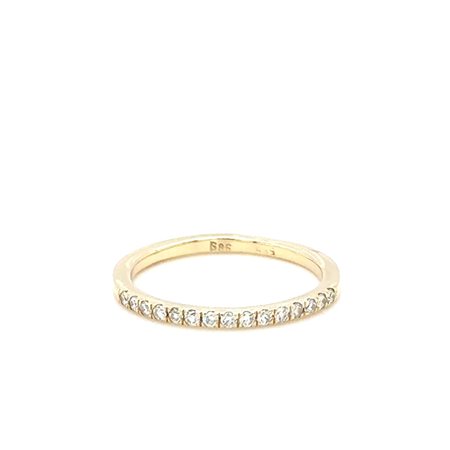 ANELLO IN ORO GIALLO CON DIAMANTI - RNG41105