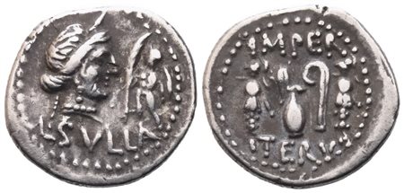 L. Cornelius Sulla,Denarius, 84-83 BC; AR (3,88 g; 19 mm; 12 h)