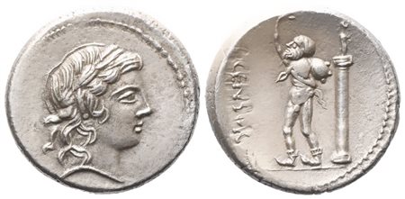 L. Marcius Censorinus, Denarius, 82 BC; AR (3,54 g; 17,4 mm; 6 h)
