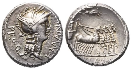 L. Manlius Torquatus, Denarius, 82 BC; AR (3,93 g; 16,8 mm; 1 h)