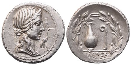 Q. Caecilius Metellus Pius, Denarius, 81 BC; AR (4 g; 19 mm; 1 h)
