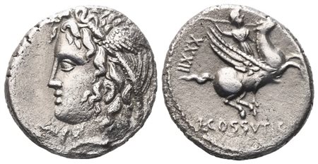 L. Cossutius Sabula, Denarius, 72 BC; AR (3,41 g; 16 mm; 12 h)