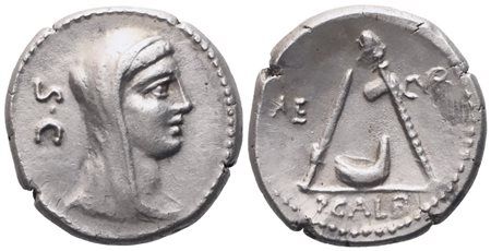 P. Sulpicius Galba, Denarius, 69 BC; AR (4,10 g; 18 mm; 6 h)