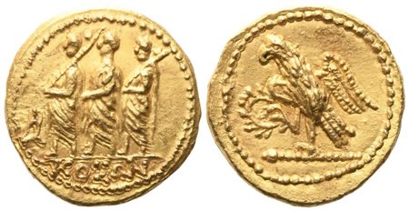 Thrace, Kingdom of Koson (mid 1st century BC), Stater, c. 42 BC; AV (8,34 g; 20 mm; 12 h)