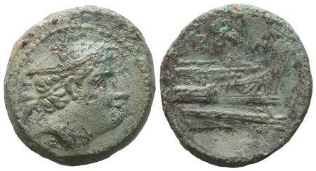 Anonymous, Semuncia, c. 217-215 BC; Æ (6 g; 20,7 mm; 4 h)