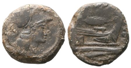 Anonymous, Triens, c. 190 BC; Æ (8,50 g; 21,2 mm; 3 h)