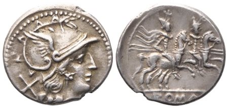 Anonymous, Denarius, 204 BC (?); AR (2,97 g; 19 mm; 12 h)