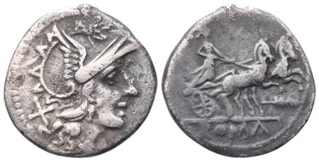 Anonymous, Denarius, 202 BC; AR (3,27 g; 18,2 mm; 12 h)