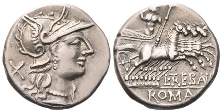 L. Trebanius, Denarius, 135 BC; AR (3,93 g; 18,1 mm; 9 h)