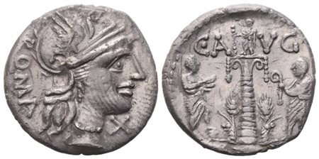 C. Minucius Augurinus, Denarius, 135 BC; AR (2,73 g; 18,6 mm; 6 h)
