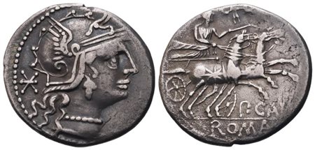 Publius Calpurnius, Denarius, 133 BC; AR (3,77 g; 21 mm; 6 h)