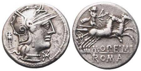 M. Opimius, Denarius, 131 BC; AR (3,87 g; 18,5 mm; 4 h)